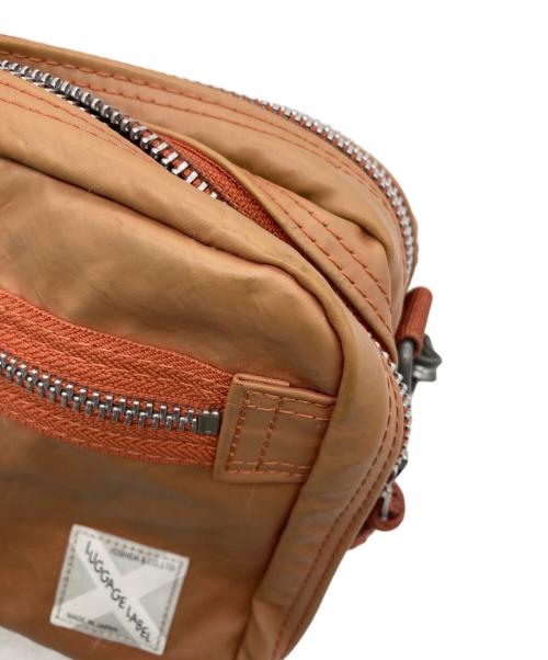 LUGGAGE LABEL（ラゲッジ レーベル）LUGGAGE LABEL (ラゲッジ レーベル) ライナーネオショルダーバッグ ブラウンの古着・服飾アイテム