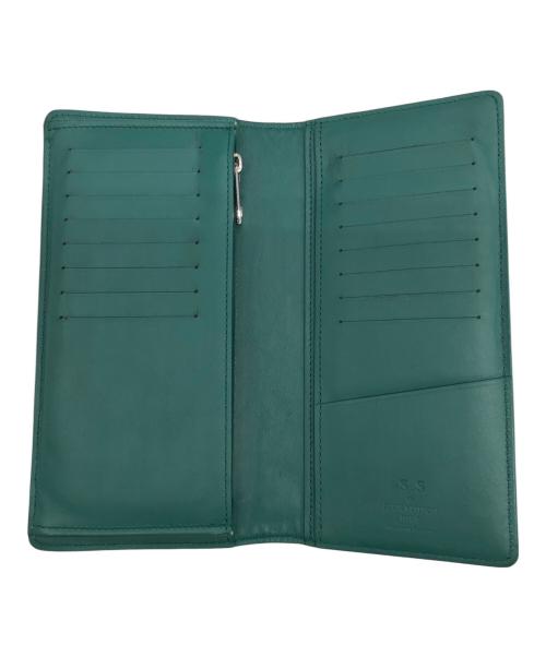 LOUIS VUITTON（ルイ ヴィトン）LOUIS VUITTON (ルイ ヴィトン) LVアエログラム ポルトフォイユ･ブラザ グリーンの古着・服飾アイテム