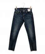 SHIPSシップス）の古着「スリム テーパード デニムパンツ」｜インディゴ