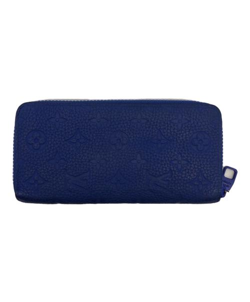 LOUIS VUITTON（ルイ ヴィトン）LOUIS VUITTON (ルイ ヴィトン) ジッピーウォレット ヴェルティカル ブルーの古着・服飾アイテム