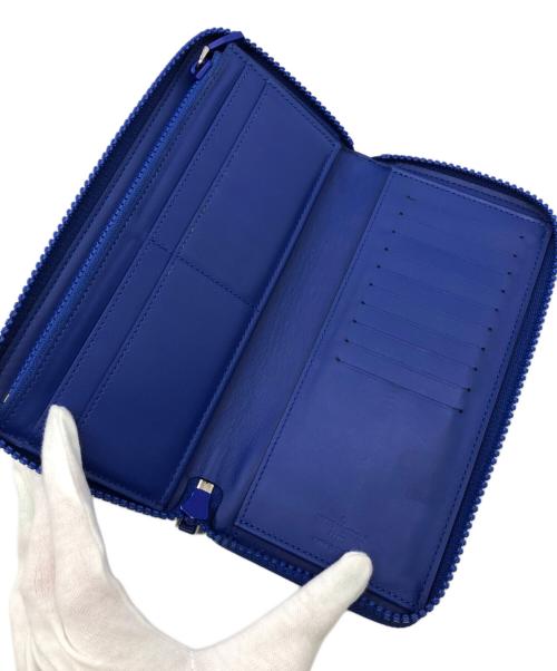 LOUIS VUITTON（ルイ ヴィトン）LOUIS VUITTON (ルイ ヴィトン) ジッピーウォレット ヴェルティカル ブルーの古着・服飾アイテム