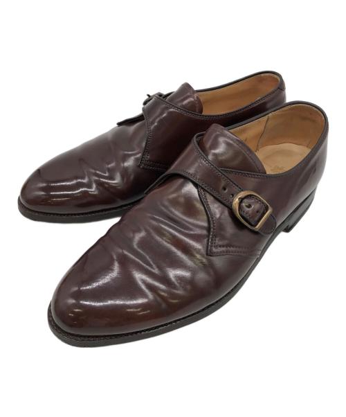 Alden（オールデン）ALDEN (オールデン) コードバンモンクストラップシューズ ブラウン サイズ:8 1/2の古着・服飾アイテム