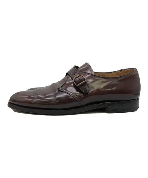 Alden（オールデン）ALDEN (オールデン) コードバンモンクストラップシューズ ブラウン サイズ:8 1/2の古着・服飾アイテム