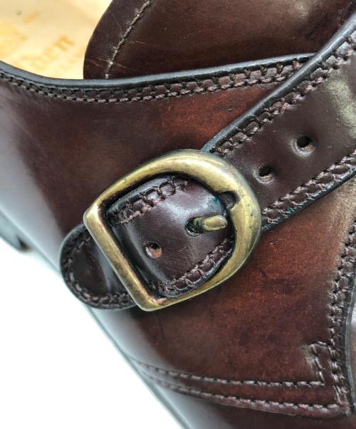 Alden（オールデン）ALDEN (オールデン) コードバンモンクストラップシューズ ブラウン サイズ:8 1/2の古着・服飾アイテム