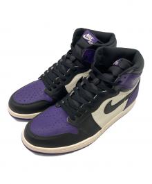 NIKE（ナイキ）の古着「Air Jordan 1 Retro High OG 'Court Purple' 」｜パープル×ブラック