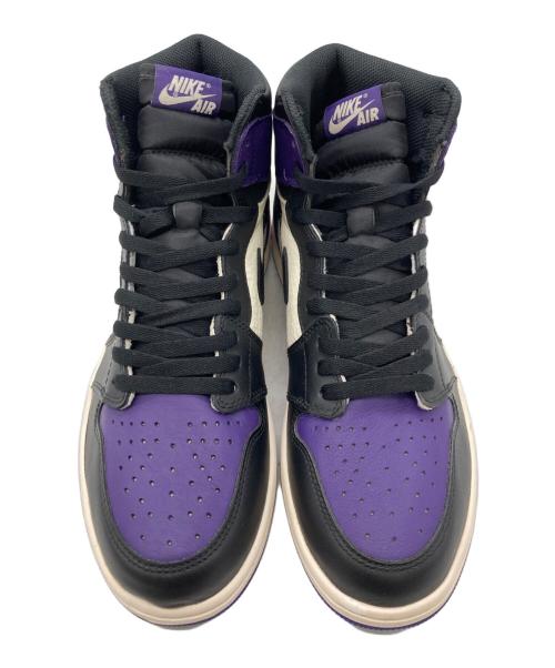 NIKE（ナイキ）NIKE (ナイキ) Air Jordan 1 Retro High OG 'Court Purple'  パープル×ブラック サイズ:29.0cmの古着・服飾アイテム