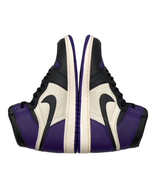 NIKE（ナイキ）NIKE (ナイキ) Air Jordan 1 Retro High OG 'Court Purple'  パープル×ブラック サイズ:29.0cmの古着・服飾アイテム