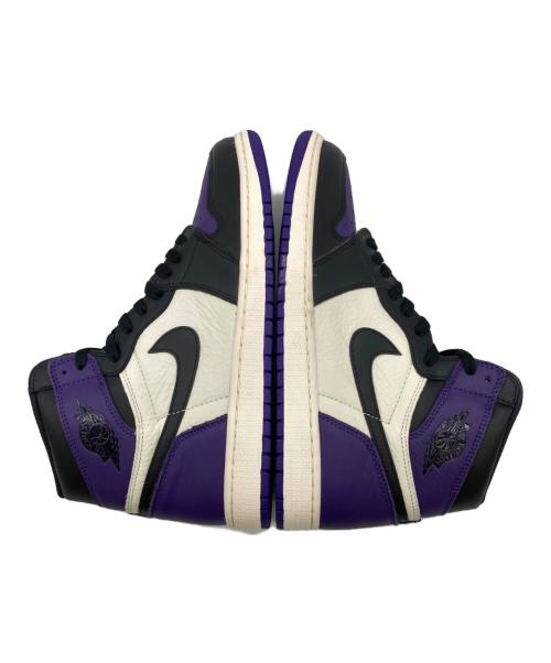 NIKE（ナイキ）NIKE (ナイキ) Air Jordan 1 Retro High OG 'Court Purple'  パープル×ブラック サイズ:29.0cmの古着・服飾アイテム