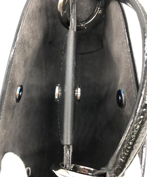 JIMMY CHOO（ジミーチュウ）JIMMY CHOO (ジミーチュウ) 2WAYショルダーバッグ ブラックの古着・服飾アイテム