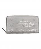 JIMMY CHOOジミーチュウ）の古着「ラウンドファスナー財布」｜アイボリー