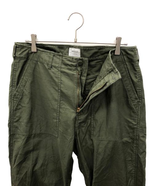 -（-）- (-) アーミーパンツ オリーブ サイズ:Lの古着・服飾アイテム