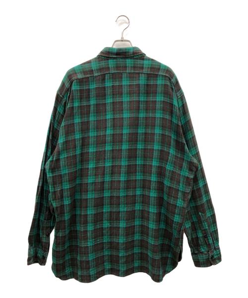 RRL（ダブルアールエル）RRL (ダブルアールエル) シャツジャケット グリーン×チェック サイズ:XLの古着・服飾アイテム