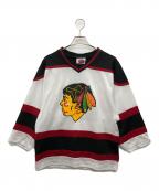 K1K1）の古着「ゲームシャツ」｜ホワイト×ブラック