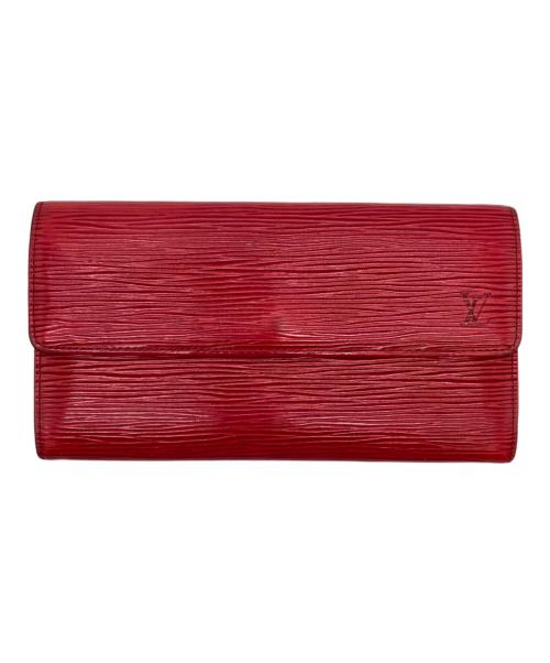 LOUIS VUITTON（ルイ ヴィトン）LOUIS VUITTON (ルイ ヴィトン) ポシェットポルトモネクレディ レッドの古着・服飾アイテム