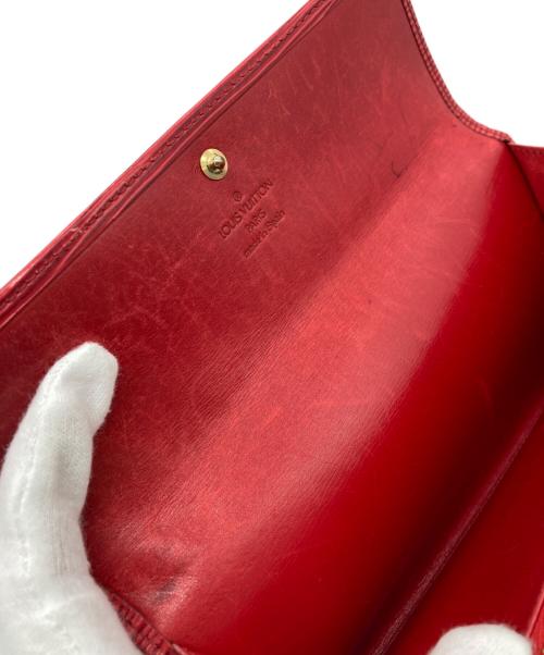 LOUIS VUITTON（ルイ ヴィトン）LOUIS VUITTON (ルイ ヴィトン) ポシェットポルトモネクレディ レッドの古着・服飾アイテム