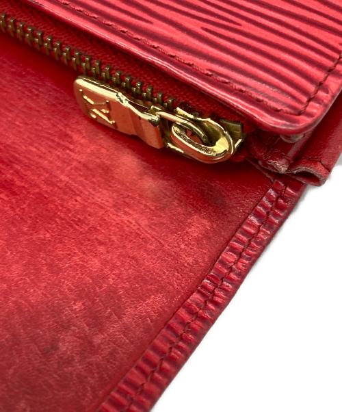 LOUIS VUITTON（ルイ ヴィトン）LOUIS VUITTON (ルイ ヴィトン) ポシェットポルトモネクレディ レッドの古着・服飾アイテム
