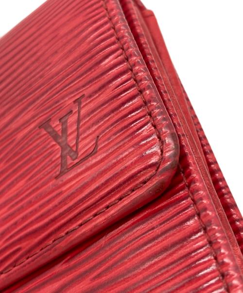 LOUIS VUITTON（ルイ ヴィトン）LOUIS VUITTON (ルイ ヴィトン) ポシェットポルトモネクレディ レッドの古着・服飾アイテム