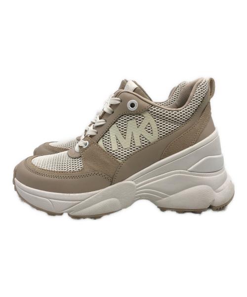 MICHAEL KORS（マイケル・コース）MICHAEL KORS (マイケルコース) MICKEY スニーカー ベージュ サイズ:23.5の古着・服飾アイテム