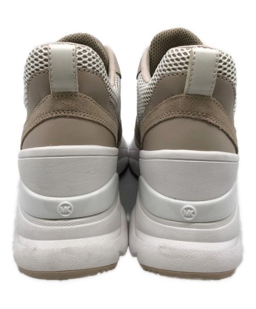 MICHAEL KORS（マイケル・コース）MICHAEL KORS (マイケルコース) MICKEY スニーカー ベージュ サイズ:23.5の古着・服飾アイテム