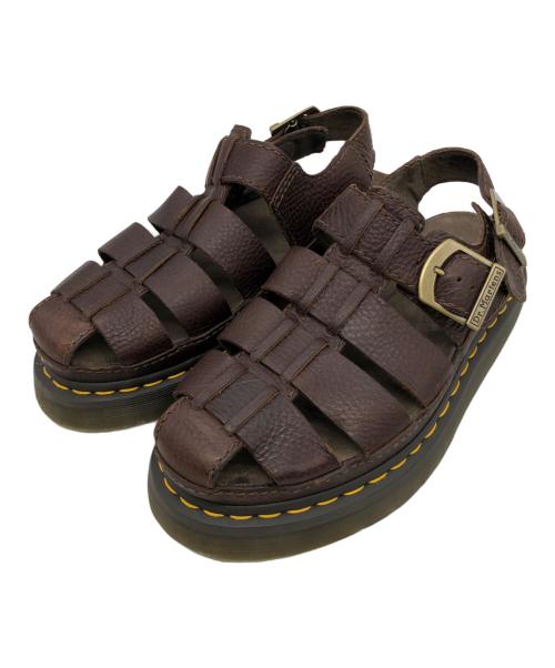 Dr.Martens（ドクターマーチン）Dr.Martens (ドクターマーチン) フィッシャーマンサンダル ブラウン サイズ:26.5の古着・服飾アイテム