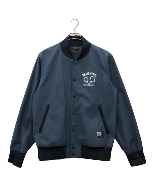 BACK CHANNEL（バックチャンネル）BACK CHANNEL (バックチャンネル) スタジャン ネイビー サイズ:XLの古着・服飾アイテム