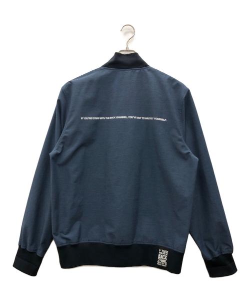 BACK CHANNEL（バックチャンネル）BACK CHANNEL (バックチャンネル) スタジャン ネイビー サイズ:XLの古着・服飾アイテム