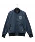 BACK CHANNEL（バックチャンネル）の古着「スタジャン」｜ネイビー