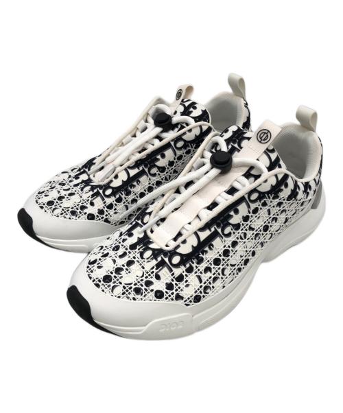 Christian Dior（クリスチャン ディオール）Christian Dior (クリスチャン ディオール) スニーカー アイボリー×ブラック サイズ:41の古着・服飾アイテム