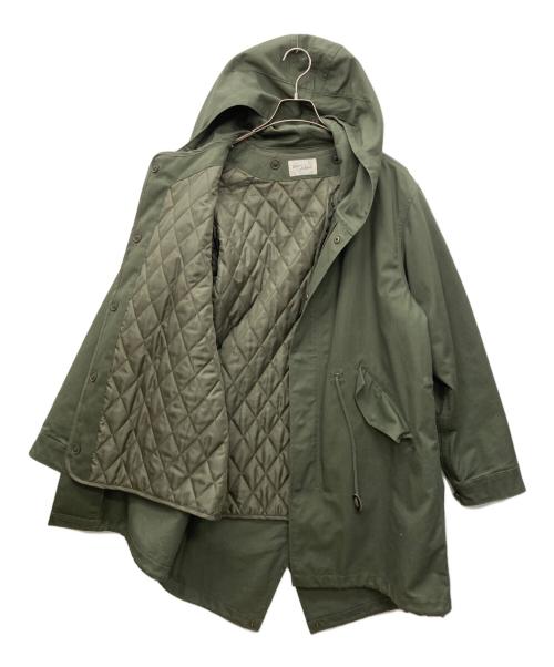 Adam et Rope（アダム エ ロペ）Adam et Rope (アダム エ ロペ) ライナー付モッズコート カーキ サイズ:Ｍの古着・服飾アイテム