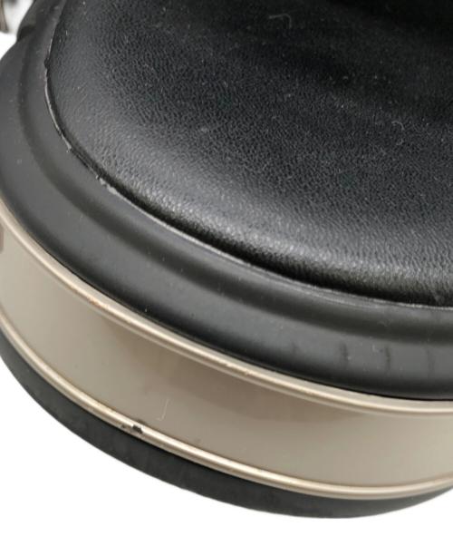 ellno loset（エルノロゼット）Ellno Loset (エルノロゼット) メタルプレートブーツサンダル ブラック サイズ:LLの古着・服飾アイテム