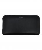 PAUL SMITHポールスミス）の古着「ラウンドファスナー財布」｜ブラック