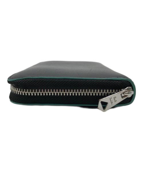 PAUL SMITH（ポールスミス）Paul Smith (ポールスミス) ラウンドファスナー財布 ブラックの古着・服飾アイテム