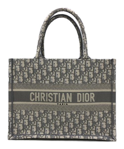 Christian Dior（クリスチャン ディオール）Christian Dior (クリスチャン ディオール) ブックトート グレーの古着・服飾アイテム