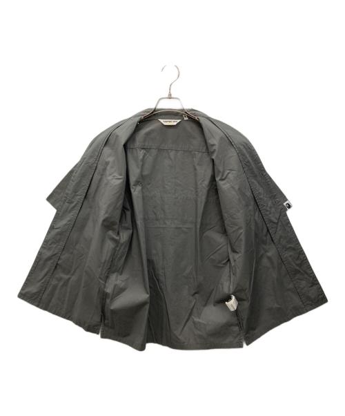 A BATHING APE（アベイシングエイプ）A BATHING APE (アベイシングエイプ) オープンカラー半袖シャツ グレー サイズ:Mの古着・服飾アイテム