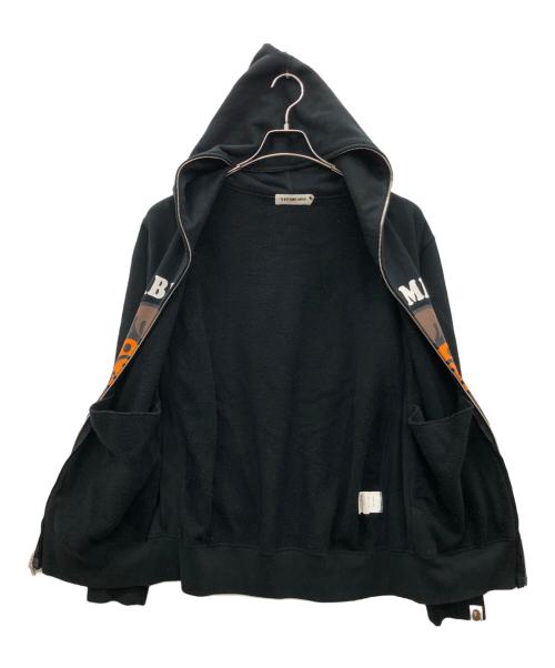 A BATHING APE（ア ベイシング エイプ）A BATHING APE (ア ベイシング エイプ) ジップアップスウェット ブラック サイズ:Mの古着・服飾アイテム