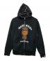 A BATHING APE（ア ベイシング エイプ）の古着「ジップアップスウェット」｜ブラック