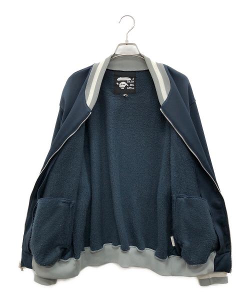 A BATHING APE（ア ベイシング エイプ）A BATHING APE (ア ベイシング エイプ) ジップパーカー ネイビー サイズ:Lの古着・服飾アイテム