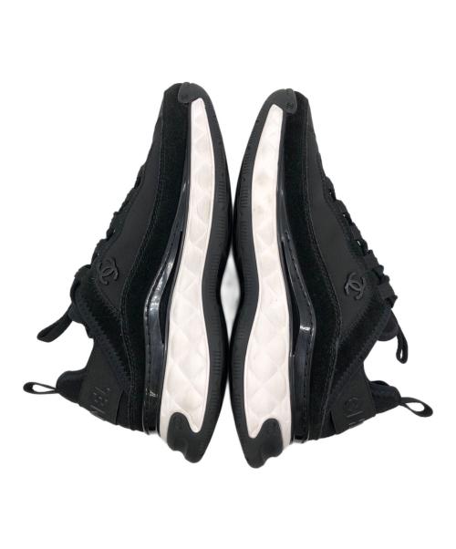 CHANEL（シャネル）CHANEL (シャネル) スニーカー ブラック サイズ:39の古着・服飾アイテム