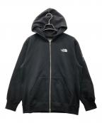 THE NORTH FACEザ ノース フェイス）の古着「スクエアロゴフルジップ」｜ブラック