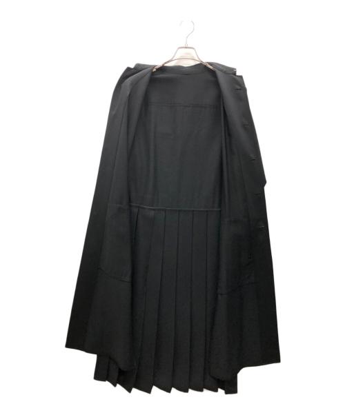 GROUND Y（グラウンドワイ）GROUND Y (グラウンドワイ) ステンカラーコート ブラック サイズ:3の古着・服飾アイテム