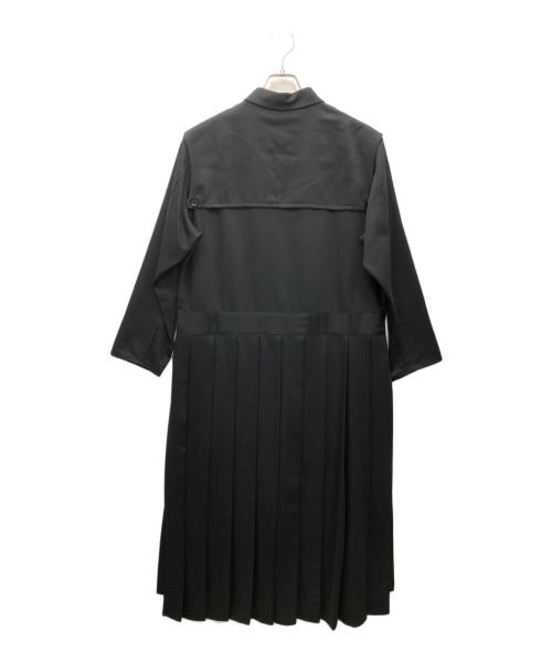 GROUND Y（グラウンドワイ）GROUND Y (グラウンドワイ) ステンカラーコート ブラック サイズ:3の古着・服飾アイテム