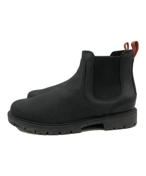 CLARKS（クラークス）CLARKS (クラークス) サイドゴアブーツ ブラック サイズ:26.5の古着・服飾アイテム