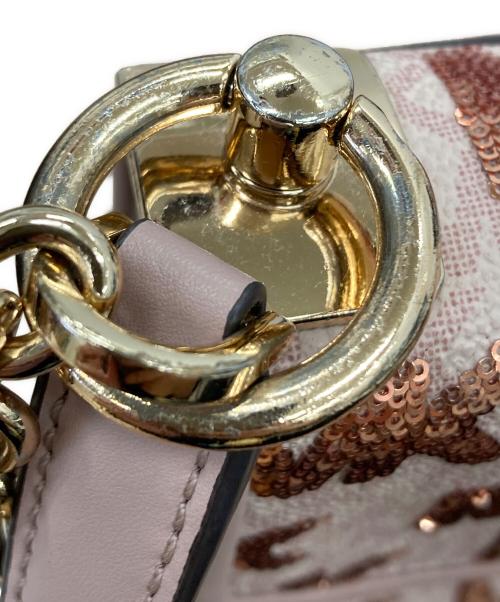 MICHAEL KORS（マイケル・コース）MICHAEL KORS (マイケル・コース) チェーンショルダーバッグ ピンクの古着・服飾アイテム