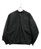 NIKEナイキ）の古着「ストームフィット テックパック アンラインド ボンバージャケット」｜ブラック
