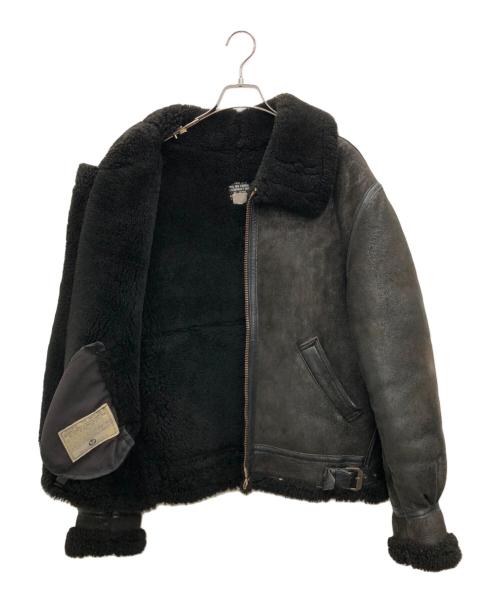 AVIREX（アヴィレックス）AVIREX (アヴィレックス) Ｂ-3ムートンジャケット ブラック サイズ:38の古着・服飾アイテム