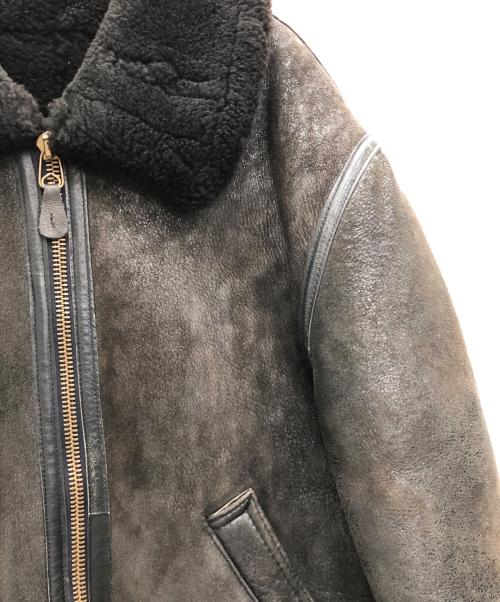 AVIREX（アヴィレックス）AVIREX (アヴィレックス) Ｂ-3ムートンジャケット ブラック サイズ:38の古着・服飾アイテム