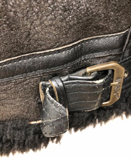 AVIREX（アヴィレックス）AVIREX (アヴィレックス) Ｂ-3ムートンジャケット ブラック サイズ:38の古着・服飾アイテム