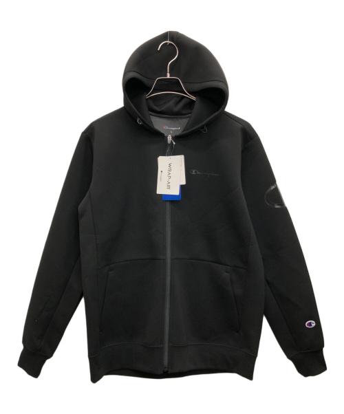 Champion（チャンピオン）Champion (チャンピオン) TW 3LS ZIP Hooded SWEAT ブラック サイズ:L 未使用品の古着・服飾アイテム