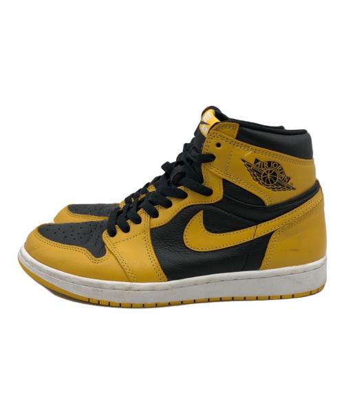 NIKE（ナイキ）NIKE (ナイキ) Air Jordan 1 High OG Pollen ブラック×イエロー サイズ:27.5㎝の古着・服飾アイテム