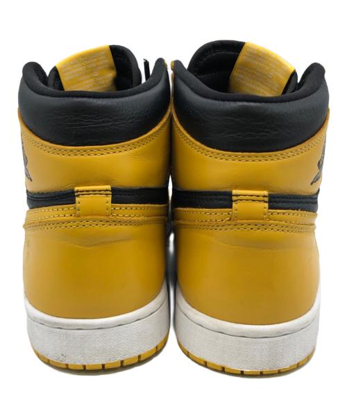NIKE（ナイキ）NIKE (ナイキ) Air Jordan 1 High OG Pollen ブラック×イエロー サイズ:27.5㎝の古着・服飾アイテム